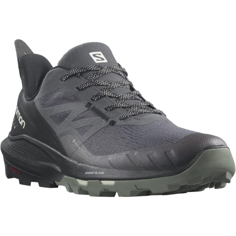 Tenis Senderismo Salomon Outpulse GTX Hombre Negros Grises Oscuro | MX JEHN304